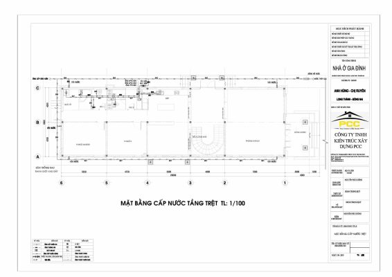 Mẫu minh họa thiết kế hệ thống nước