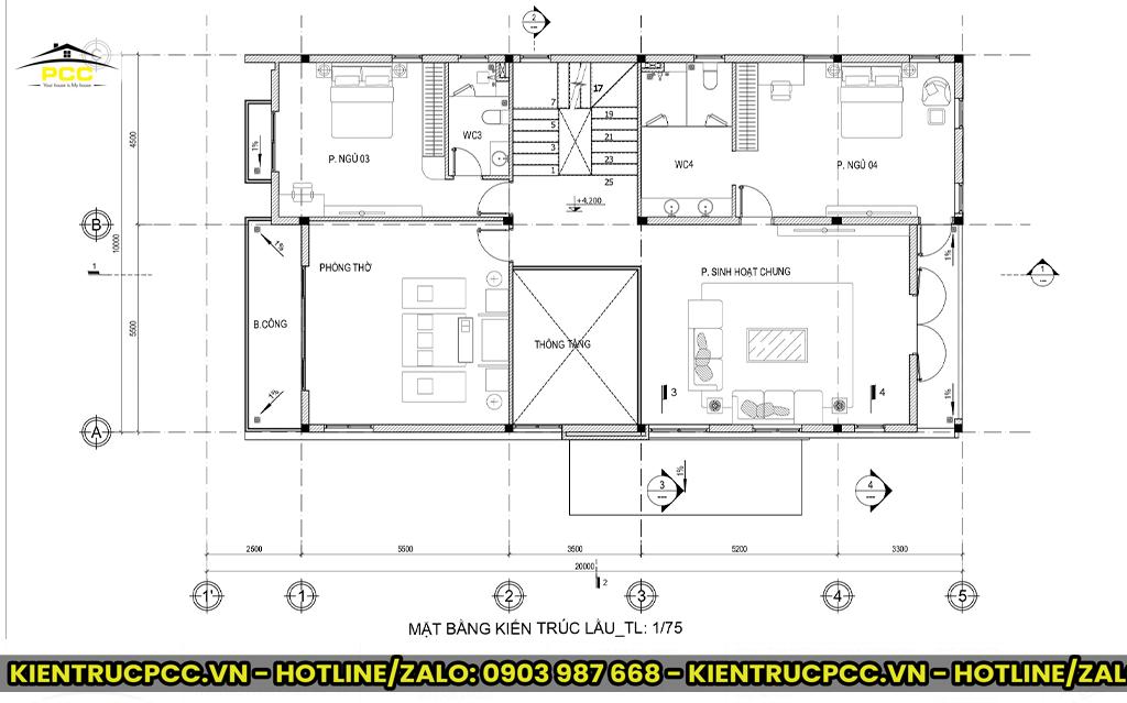 Thiết kế nhà phong cách hiện đại